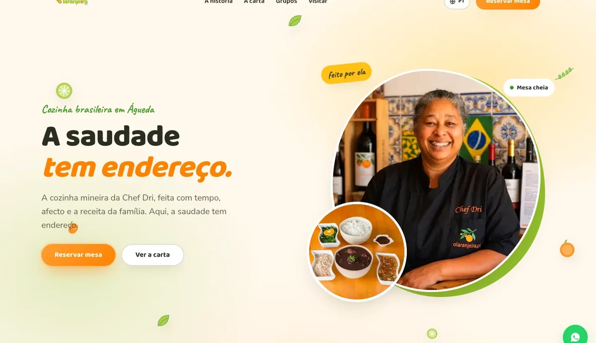Web de O Laranjeira
